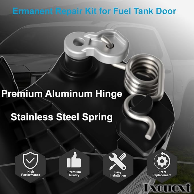 Fuel Door Hinge Pin with Gas Door Spring - Image 3
