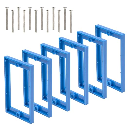 1/4Inch Single Gang Receptacle Outlet Box Extenders by XGGYA