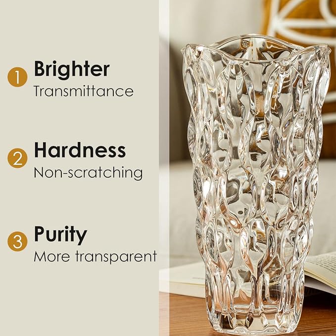 CEMABT 9.5inch 3.4 lb Glass Vases - Image 6