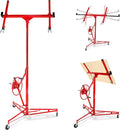 One-Person Drywall Lift Panel Hoist, 150 Lb Heavy-Duty Steel Sheetrock Jack | by Unknown