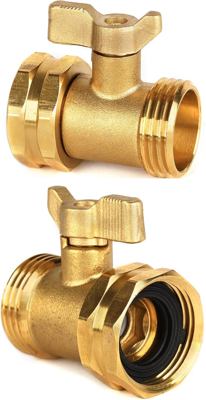 2 Pack Garden Hose Shut Off Valve - Image 3
