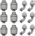 Conduit Connectors, 1/2 Inch Liquid Tight Connector NPT Non-Metallic by HDHAODA