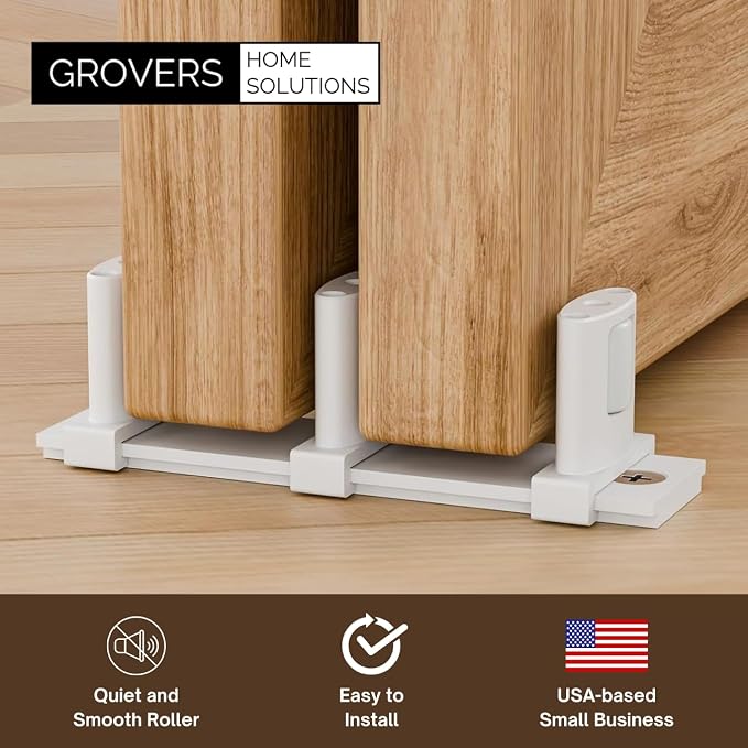 Sliding Closet Door Floor Roller Guide - Image 3