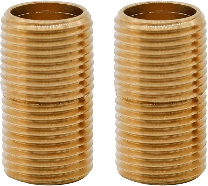 Brass Pipe Adapter Plumbing, G1/2" Male Thread to NPT1/2" Male Pipe Fitting - Image 6