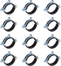 uxcell 12 Pcs Split Ring Pipe Hanger, 63mm/2.5inch Adjustable Pipe Bracket by uxcell