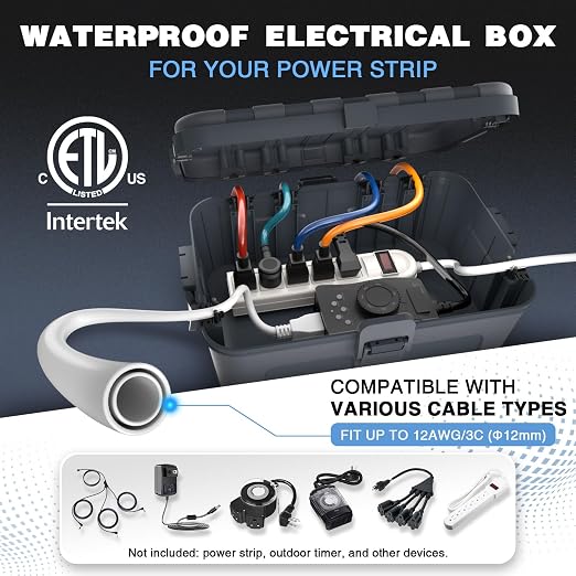 Large Outdoor Electrical Box Waterproof, - Image 2