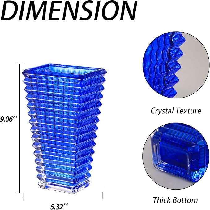 MCMCNCUIU Crystal Vase, Large Crystal Vases - Image 8