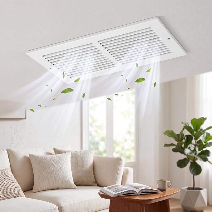 White 3 Pack Ceiling Vent Cover - Image 7