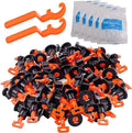 Tile Leveling System Kit with 100pcs Tile Leveler | 2 Special Wrenches & 500pcs by fleetise