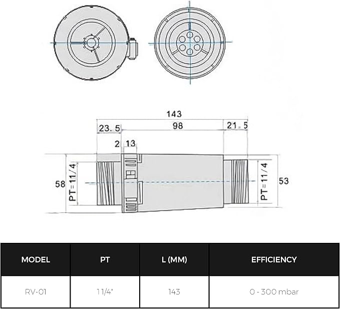Blower Pressure Relief Valve | Vacuum Pressure Release Valve - Image 6