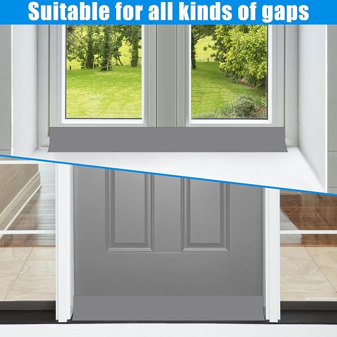 Draft Seal Tape for Doors and Windows 1 in x 20 Ft Silicone Weather Stripping - Image 6