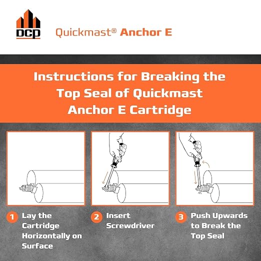 DCP Quickmast Anchor E Concrete Anchoring Epoxy - Image 3