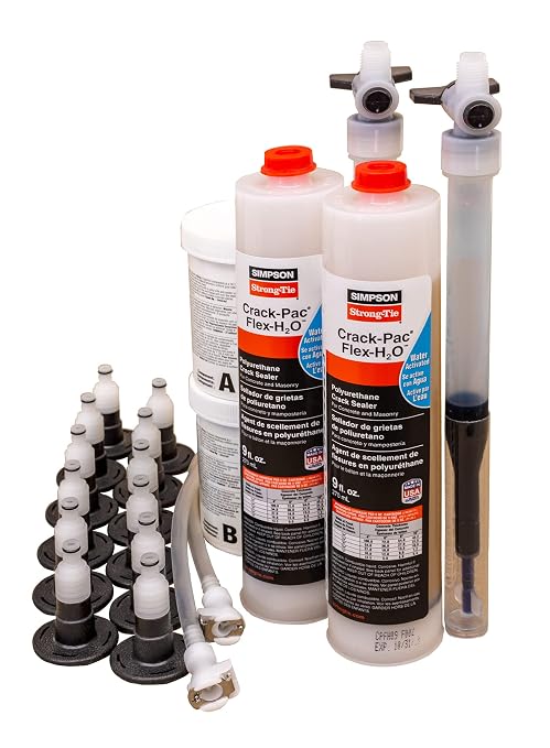 Simpson Strong-Tie CPFH09KT Crack-Pac Flex-H2O 9 oz. Polyurethane Crack Sealer - Image 2