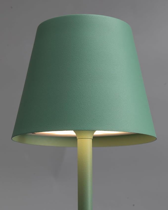 KDG 2 Pack Cordless Green Table Lamps, Rechargeable Portable LED Desk Lamps | - Image 8