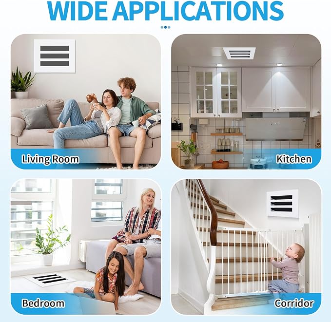 8x6 Modern AC Vent Cover, Decorative Air Vent Register Grille - Image 6