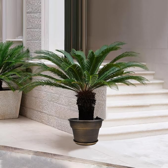 Plant Planters Pots Set of 4 Pack 13 Inch，Large Plastic Flower Pot - Image 7