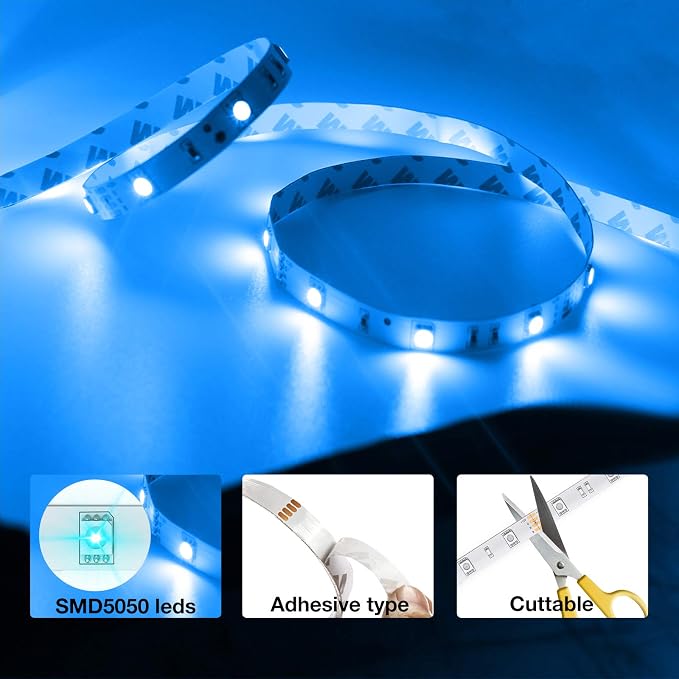 DAYBETTER Led Lights for Bedroom 100 ft, Led Strip Lights - Image 5