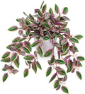 Briful Artificial Potted Plant Indoor, 17.7" Faux Trailing Plant in White by Briful