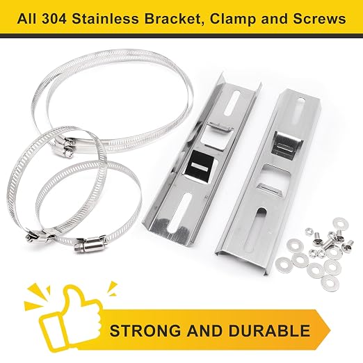 Pole Mounting Kits for Junction Box, Stainless Steel Pole Mount Bracket - Image 5
