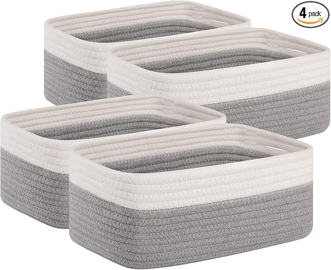 OIAHOMY 4 PACK 12L Storage Baskets by MasterofSpaceOptimization