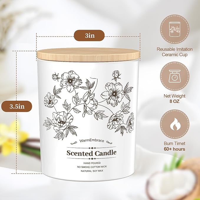 WarmEmbrace Deluxe Scented Candle - Image 3