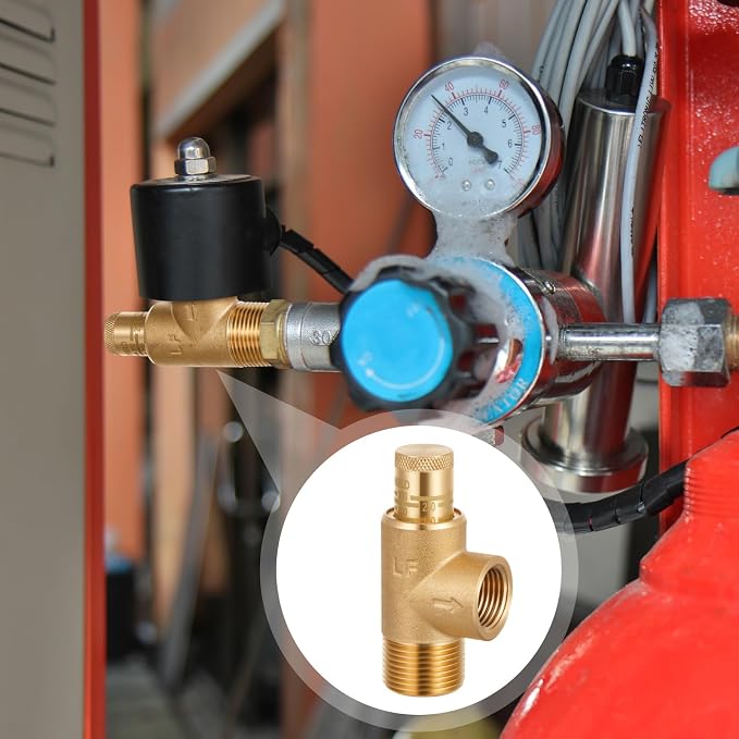 1/2" x 3/4" Poppet Adjustable Relief Valve Pressure Relief Valve - Image 4