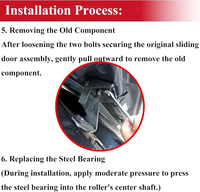 2 pcs Power Sliding Door Rollers - Image 4