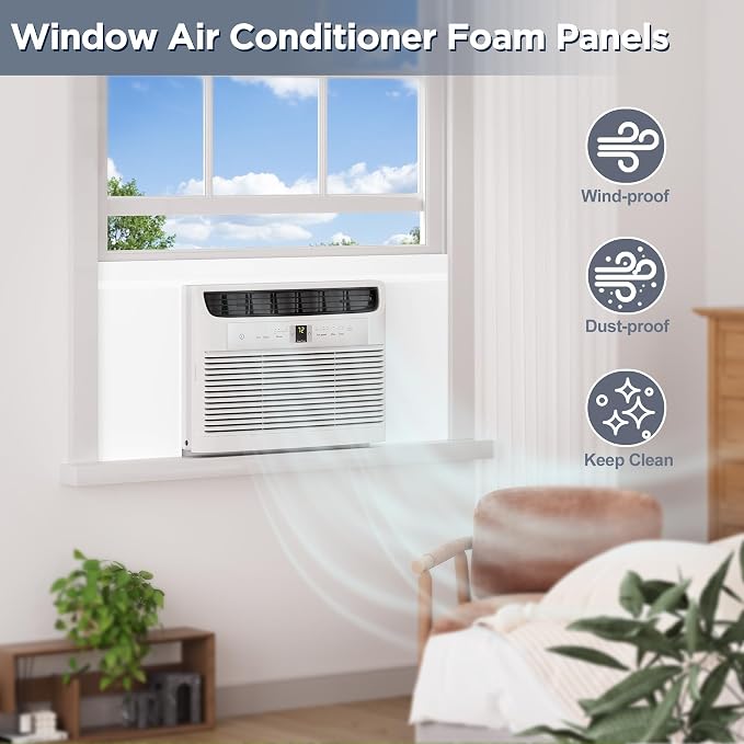 Flamorrow Window AC Insulated Foam Panels - Image 8