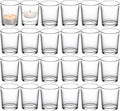 Letine 24-Pack Votive Candle Holders, Reusable Durable Candle Votives, Wedding by LETINE