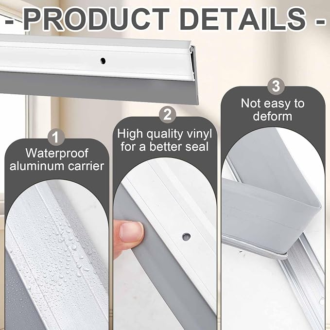 FoldTier 4 Pcs Slotted Door Sweep - Image 3