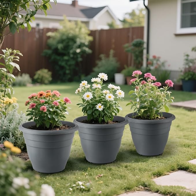 RooTrimmer 12 Inch Plant Pots, Large Planters - Image 5