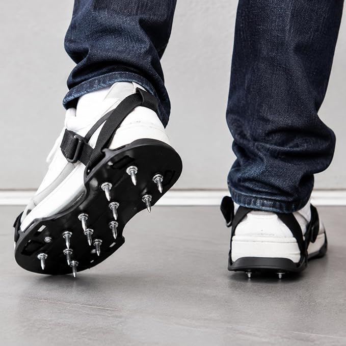 Self-Leveling Floor Tool Kit, 9in Roller & Spiked Shoes | 11.5in Spiked Shoes - Image 3