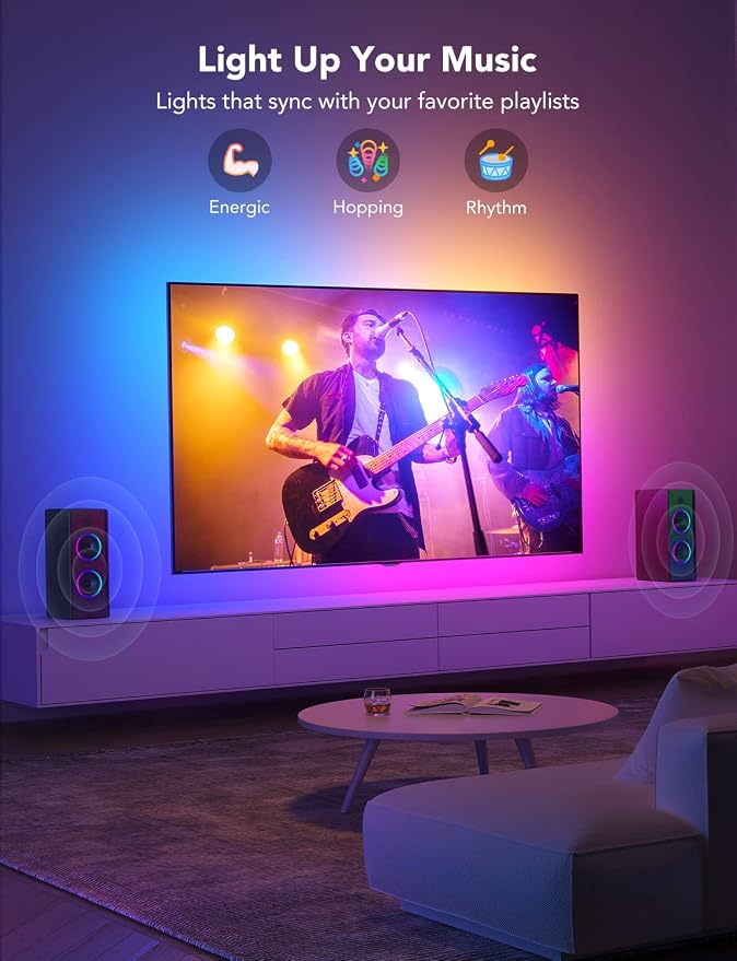 Govee TV LED Backlight, RGBIC Smart LED Strip Lights - Image 6