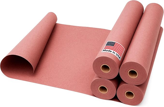Floor Protection Paper 24" x 166' Red Rosin Paper Roll by Paclord