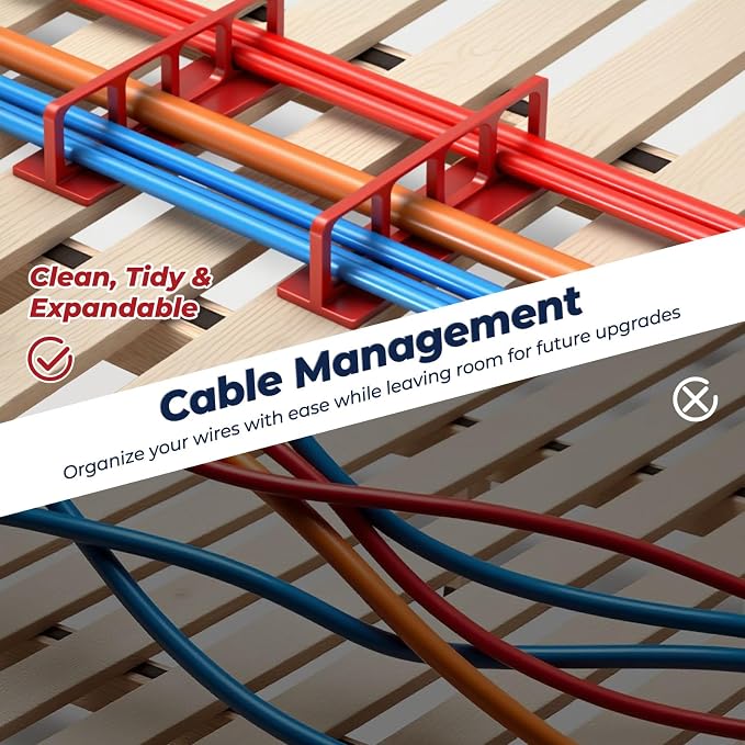 Cable Chase Wire Bracket, Electrical Wire Bracket, NM Cable Organizer, Wire - Image 2