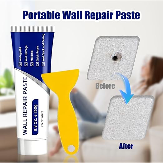 Drywall Repair Kit 2PCS, Wall Repair Paste Tube - Image 4