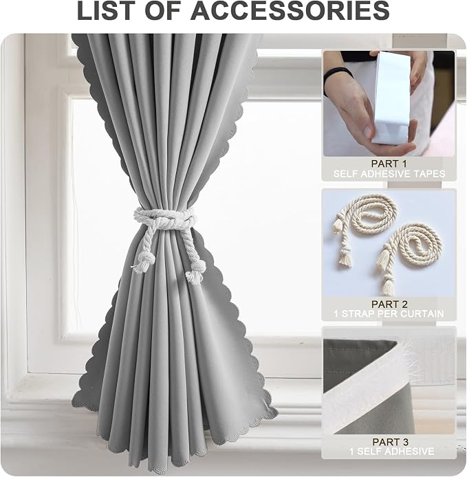 Self Adhesive Curtains, No Drilling Rodless Design - Image 6