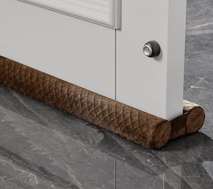 Ciieyuo Velvet Draft Stopper for Bottom of Door, Adjustable 30–36 Inches | by LiveBetterFeelBetterChooseCiieyuo