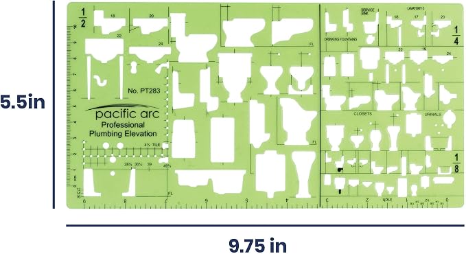 Pacific Arc Professional Plumbing Elevation Template Guide - Image 2