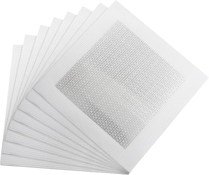 8Pcs 6 x 6 Inch Drywall Repair Patch | Self Adhesive, Dry Wall Patch Kits by Unknown