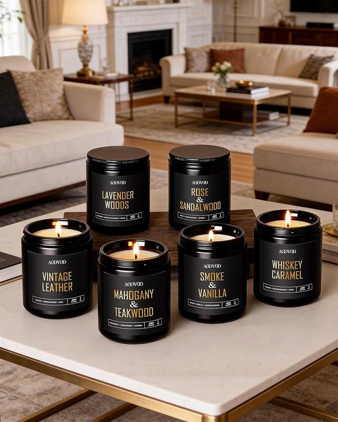 AOOVOO Scented Candles for Men - Image 5