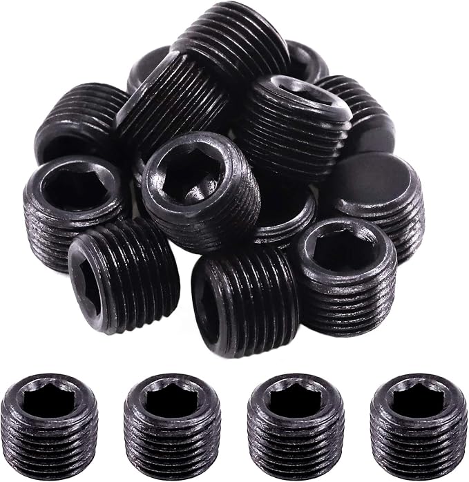 20pc 1/8" NPT Plug Fitting Set by Mardatt