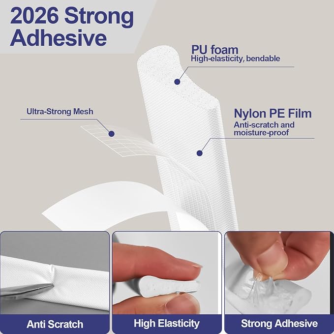 Weather Stripping Door Seal Strip, Soundproofing Self Adhesive Window - Image 7