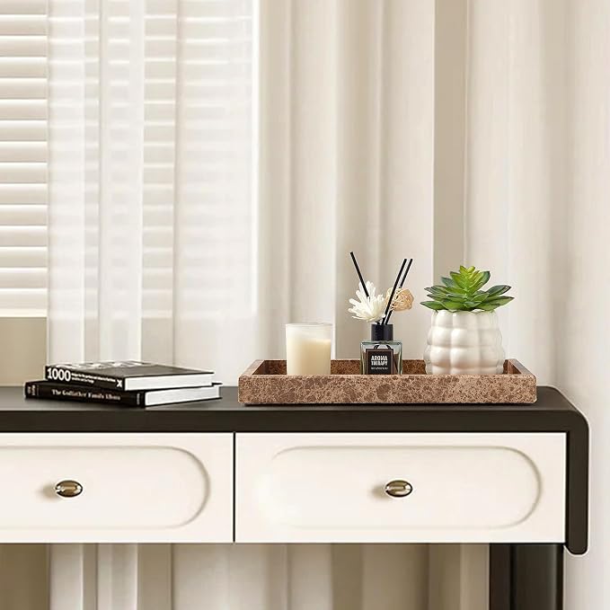Marble Bathroom Tray, Pure Natural Vanity Tray | Marble Tray - Image 5