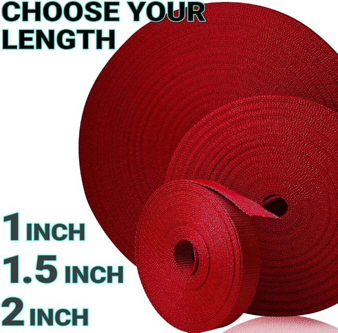 Webbing Strap, 3/4" to 2", 10-50 Yds, EDC gear, backpack repair and pet dog - Image 9