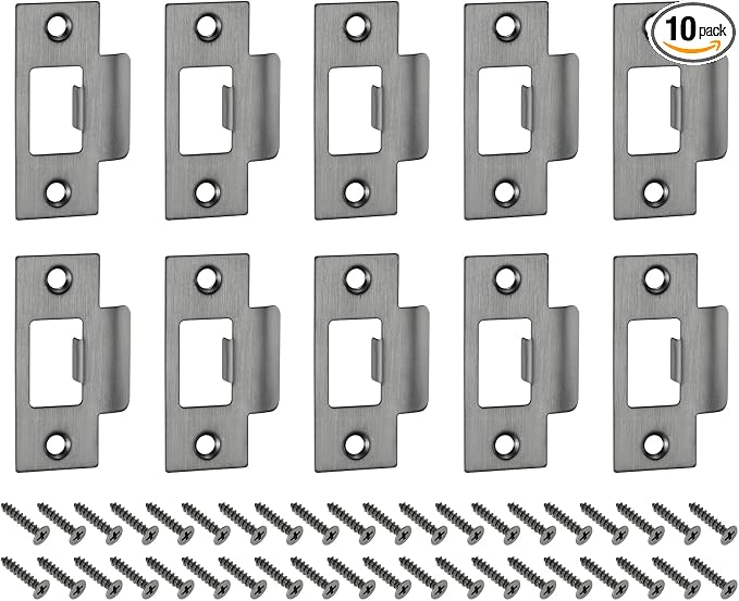 uxcell t Door Strike Plate, Dark Gray by uxcell