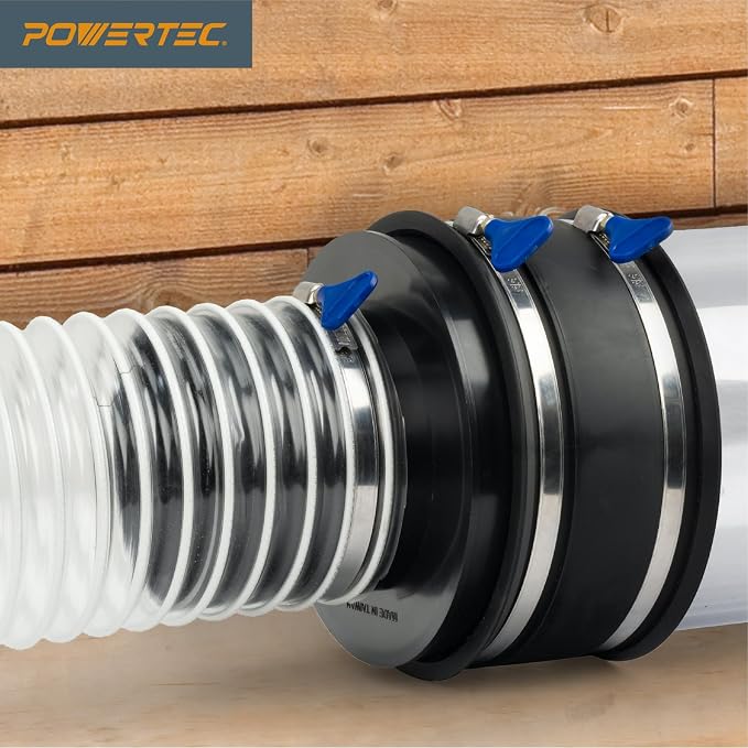 POWERTEC 70362V Dust Collection Reducer 6" OD to 4" OD - Image 3
