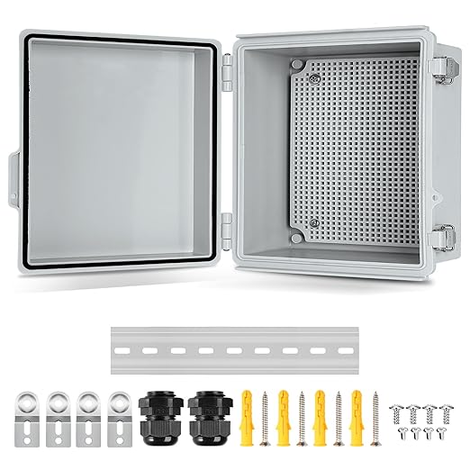 IP67 ABS Outdoor Electrical Junction Box Waterproof 13"×13"×5" | Weatherproof by JOISYOYA