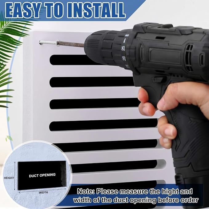 Leinuosen 1 Pcs 26 x 14 Inch Return Air Vent Cover Fit - Image 5