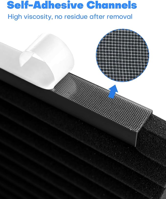 2 Pack Window Air Conditioner Side Panels, Ac Window Seal Kit Window Well Ac - Image 5